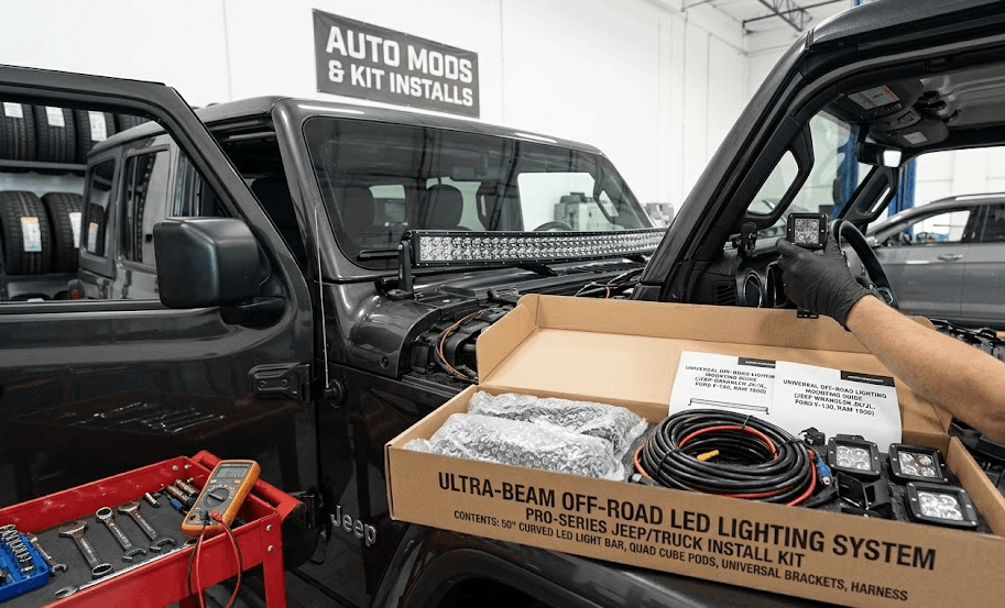 Automotive Accessory Installations at JR's Auto Spa
